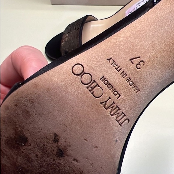 Jimmy Choo Black Stiletto Heels - Picture 3 of 7